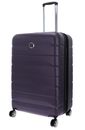 DELSEY PARIS Air Armour 4DR Expandable Trolley Set Dark Purple