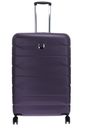 DELSEY PARIS Air Armour 4DR Expandable Trolley Set Dark Purple