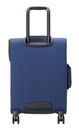 DELSEY PARIS Maubert 2.0 4 Double Rolls Expandable Cabin Trolley WP 55 Marine Blue DELSEY PARIS Maubert 2.0 4 Double Rolls Expandable Cabin Trolley WP 55 Marine Blue