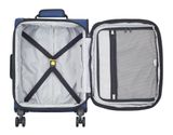 DELSEY PARIS Maubert 2.0 4 Double Rolls Expandable Cabin Trolley WP 55 Marine Blue DELSEY PARIS Maubert 2.0 4 Double Rolls Expandable Cabin Trolley WP 55 Marine Blue