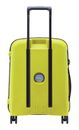 DELSEY PARIS Belmont Plus 4 Double Rolls Cabin Trolley Slim Line MR 55 S Green Chartreuse DELSEY PARIS Belmont Plus 4 Double Rolls Cabin Trolley Slim Line MR 55 S Green Chartreuse