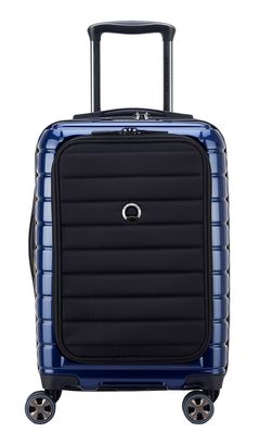 DELSEY PARIS Shadow 5.0 Expandable 4DR Business Cabin Trolley 55 Marine Blue