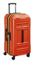 DELSEY PARIS Rempart Expandable 4 Double Rolls Trolley 80 XL Orange