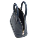 Lazarotti Bologna Leather Handbag Navy 2