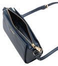 Lazarotti Bologna Leather Shoulder Bag Navy