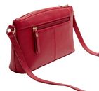 Lazarotti Bologna Leather Crossbody Bag Red Lazarotti Bologna Leather Crossbody Bag Red