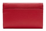 Lazarotti Bologna Leather Clutch Red