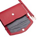 Lazarotti Bologna Leather Clutch Red
