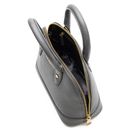 Lazarotti Bologna Leather Handbag Grey 2