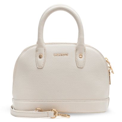 Lazarotti Bologna Leather Handbag Cream White 2 Lazarotti Bologna Leather Handbag Cream White 2