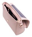 Lazarotti Bologna Leather Flat Crossbody Bag Pink