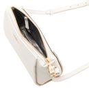 Lazarotti Bologna Leather Shoulder Bag Cream White