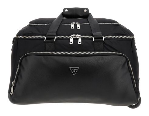 GUESS Bologna Wheeled Duffel Bag Black