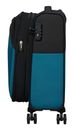 American Tourister Daring Dash Expandable Spinner S Black / Blue American Tourister Daring Dash Expandable Spinner S Black / Blue