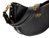 GUESS Sarita Top Zip Shoulder Bag Black GUESS Sarita Top Zip Shoulder Bag Black
