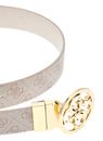 GUESS Noelle Nolana Belt W75 Dove Logo - shortenable