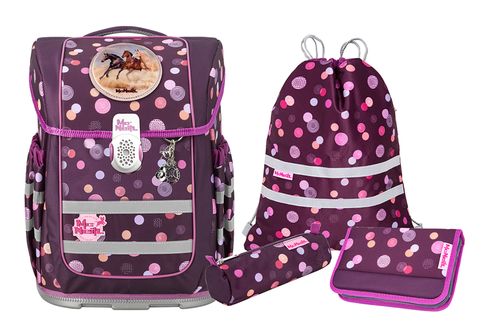 McNeill Ergo Compacto Schoolbag Set 5-teilig Ruby