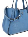 GUESS Keandra Girlfriend Satchel Slate Logo