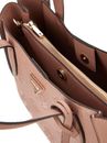 GUESS Keandra Girlfriend Satchel Rosewood Logo