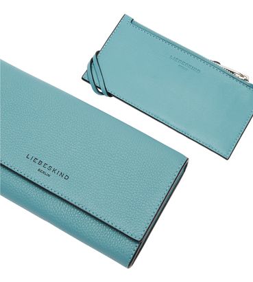 LIEBESKIND BERLIN Hilla Small Pebble Valentina Wallet L Petrol Blue