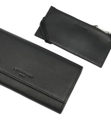 LIEBESKIND BERLIN Hilla Small Pebble Valentina Wallet L Black