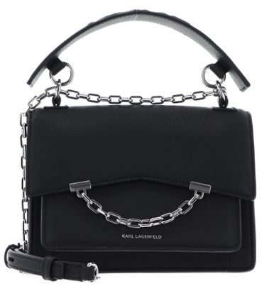 KARL LAGERFELD K / Seven Grainy Shoulder Bag Black