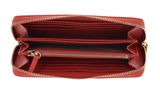 COCCINELLE Metallic Soft Zip Around Wallet Grenadine Red COCCINELLE Metallic Soft Zip Around Wallet Grenadine Red