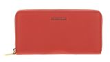 COCCINELLE Metallic Soft Zip Around Wallet Grenadine Red COCCINELLE Metallic Soft Zip Around Wallet Grenadine Red