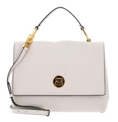 COCCINELLE Liya Handbag Lambskin White / Laurel Green