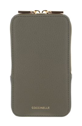 COCCINELLE Flor Hi-Tech Phone Bag Laurel Green
