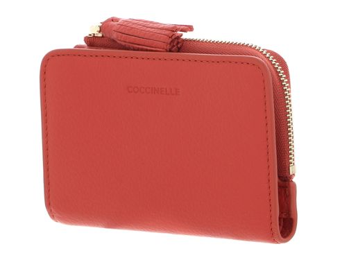 COCCINELLE Tassel Wallet Grenadine Red