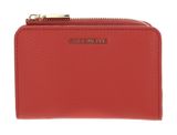 COCCINELLE Metallic Soft Wallet Grained Leather Grenadine Red COCCINELLE Metallic Soft Wallet Grained Leather Grenadine Red