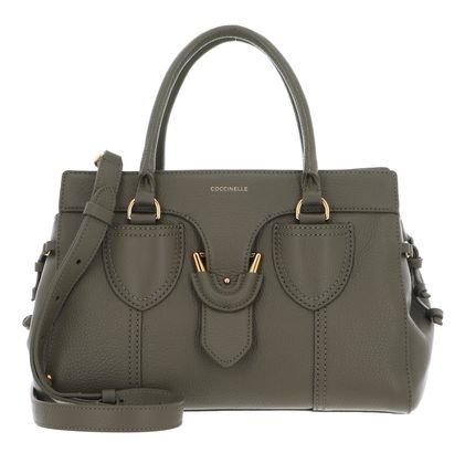 COCCINELLE York Handbag Grained Leather Laurel Green