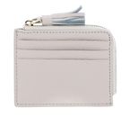 COCCINELLE Tassel Credit Card Holder Lambskin White COCCINELLE Tassel Credit Card Holder Lambskin White