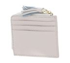 COCCINELLE Tassel Credit Card Holder Lambskin White COCCINELLE Tassel Credit Card Holder Lambskin White