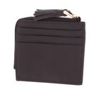 COCCINELLE Tassel Credit Card Holder Fondant Brown COCCINELLE Tassel Credit Card Holder Fondant Brown