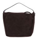 COCCINELLE Oliver Suede Handbag Suede Leather Fond. Bro / Fon Bro