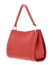 COCCINELLE Wallace Handbag Double Grainy Leather Grena. Red / Rosew