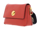 COCCINELLE Liya Signature Handbag Grained Leather Grenadine Red COCCINELLE Liya Signature Handbag Grained Leather Grenadine Red