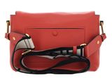 COCCINELLE Liya Signature Handbag Grained Leather Grenadine Red COCCINELLE Liya Signature Handbag Grained Leather Grenadine Red