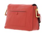 COCCINELLE Liya Signature Handbag Grained Leather Grenadine Red COCCINELLE Liya Signature Handbag Grained Leather Grenadine Red