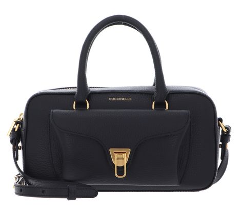 COCCINELLE Beat Soft Handbag Grained Leather Noir