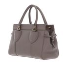 COCCINELLE York Handbag Grained Leather Warm Taupe