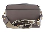 COCCINELLE Liya Signature Crossbody Grained Leather Warm Taupe 2
