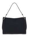 COCCINELLE Wallace Handbag Double Grainy Leather Noir / Cuir