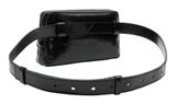 LIEBESKIND BERLIN Elvira Paper Touch Crinkle Belt Bag S Black