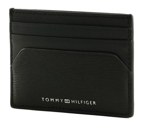 TOMMY HILFIGER TH Plaque CC Holder Black