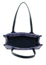 KARL LAGERFELD K / Skuare Tote Boucle M Blue / Red Multi