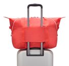 kipling Eyes Wide Open Art M Travel Tote Almost Coral
