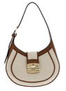 FURLA Club 2 Hobo Bag S Naturale + Cognac FURLA Club 2 Hobo Bag S Naturale + Cognac